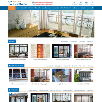 Website bán các dịch vụ cơ khí