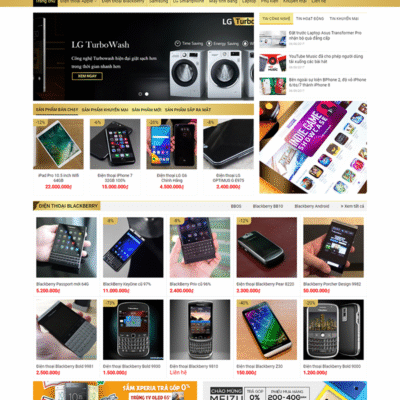 Website bán các sản phẩm điện máy