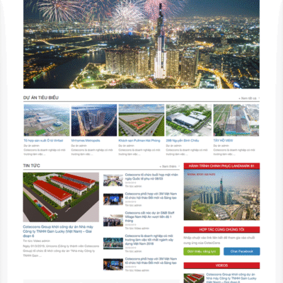 Website giới thiệu công ty đa lĩnh vực