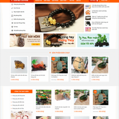 Website bán sản phẩm phong thủy